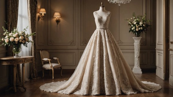 Élégance intemporelle: découvrez notre robe de mariée champagne