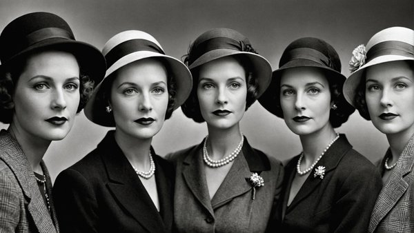 Élégance intemporelle des chapeaux année 30